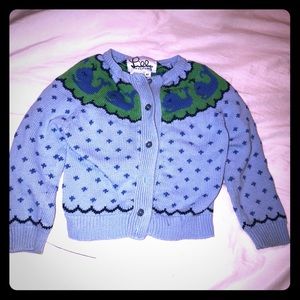 Lilly Pulitzer blue whale cardigan